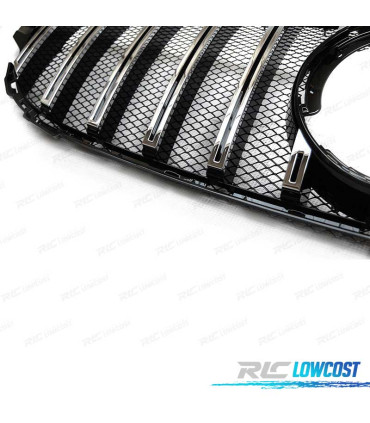 GRELHA MERCEDES W205 18- LOOK AMG GTR PRETO CROMO