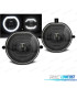 FARÓIS NEVOEIRO MINI COOPER F54 F55 F56 F57 LUZ DIURNA LED PRETO
