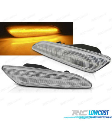 PISCAS LATERAIS ALFA ROMEO 156 147 05-10 PARA FIAT TIPO 15- LED DINÁMICO BRANCO