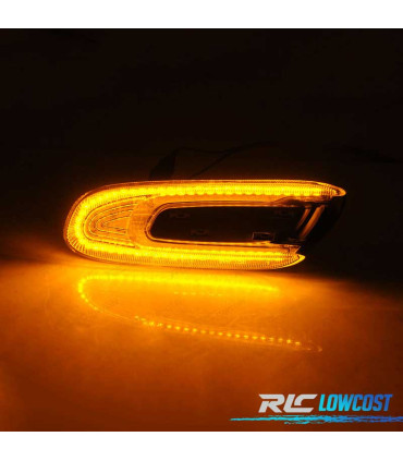 PISCAS LATERAIS MINI F55 F56 F57 14- LED DINÁMICO FUMADOS