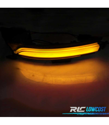 PISCAS ESPELHO FORD FOCUS MK4 LED DINAMICOS BRANCO