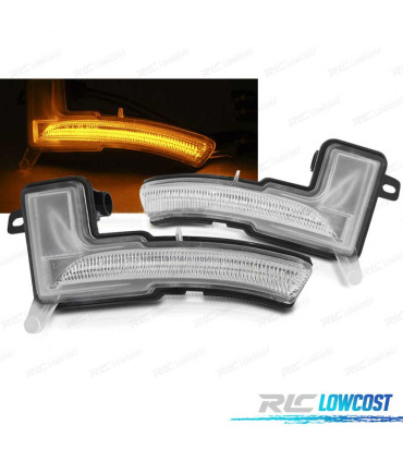 PISCAS ESPELHO RENAULT CLIO IV 16-19 LED DINÁMICOS BRANCO