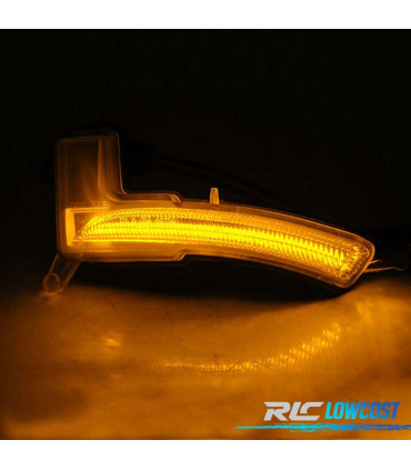 PISCAS ESPELHO RENAULT CLIO IV 16-19 LED DINÁMICOS BRANCO
