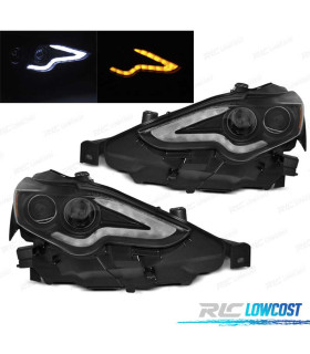 FARÓIS FULL LED LEXUS IS 13-16 PRETO