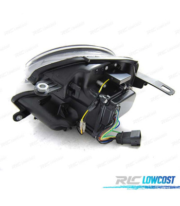 FARÓIS XENON LED MINI COOPER 06-14 PRETO