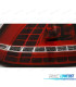 FAROLINS TRASEIROS LED DINÁMICO VW GOLF 7 12-17 LOOK GTI VERMELHO BRANCO