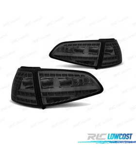 FAROLINS TRASEIROS LED DINÁMICO VW GOLF 7 12-17 LOOK GTI FUMADOS