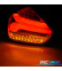 FAROLINS TRASEIROS LED DINÁMICO FORD FOCUS 3 15-18 HATCHBACK PRETO