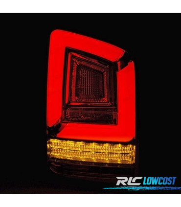 FAROLINS TRASEIROS LED DINÁMICO VOLKSWAGEN VW T6 TR 15-19 VERMELHO BRANCO