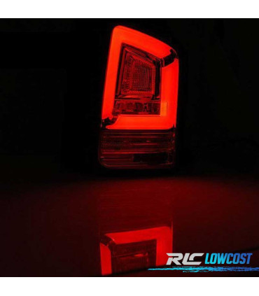 FAROLINS TRASEIROS LED DINÁMICO VOLKSWAGEN VW T6 TR 15-19 VERMELHO BRANCO
