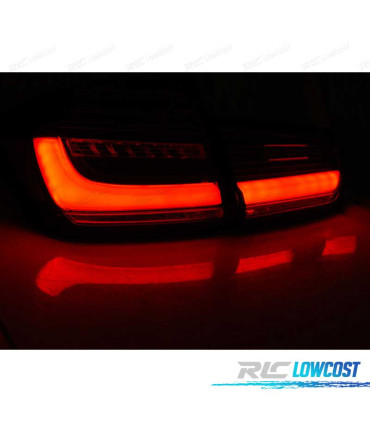 FAROLINS TRASEIROS BMW F30 FULL LED DINÁMICO PRETO FUMADOS