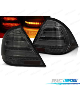 FAROLINS TRASEIROS DINÁMICO LED MERCEDES CLASE C W203 SEDÁN 04-07 FUMADOS