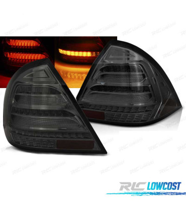 FAROLINS TRASEIROS DINÁMICO LED MERCEDES CLASE C W203 SEDÁN 04-07 FUMADOS