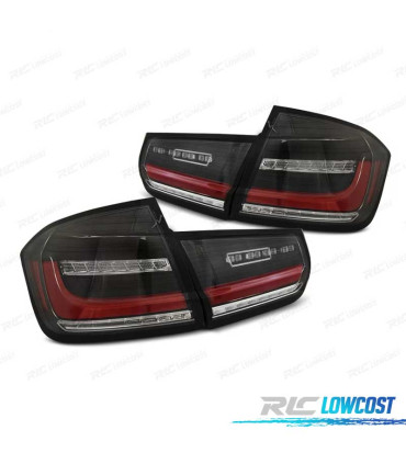 FAROLINS TRASEIROS BMW F30 11-18 FULL LED DINÁMICO PRETO