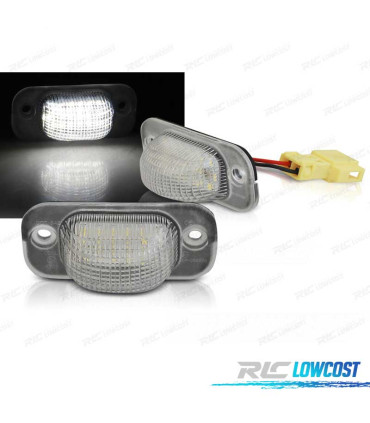 LUZES DE MATRICULA LED VOLKSWAGEN VW GOLF II JETTA II SEAT TOLEDO 1L