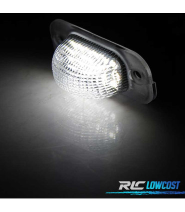 LUZES DE MATRICULA LED VOLKSWAGEN VW GOLF II JETTA II SEAT TOLEDO 1L