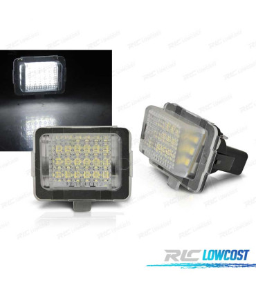 LUZES DE MATRICULA LED MERCEDES W204 W205 W212 W221 W222 C117