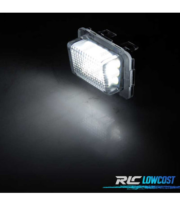 LUZES DE MATRICULA LED MERCEDES W204 W205 W212 W221 W222 C117