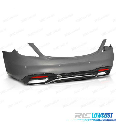 PARA-CHOQUES TRASEIRO MERCEDES CLASE S W222 18- LOOK AMG FACELIFT PDC