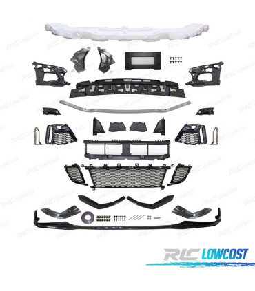 PARA-CHOQUES FRONTAL BMW G20 G21 19- LOOK M 340 PERFORMANCE PDC PRETO BRILHANTE