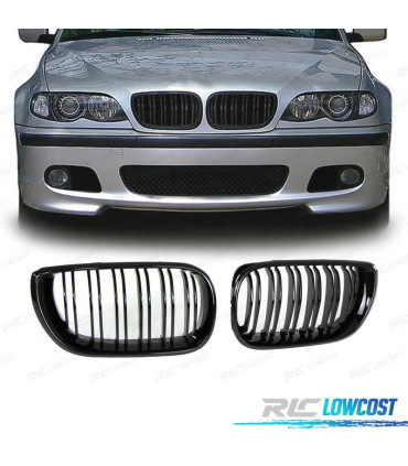 GRELHAS BMW E46 BERLINA 01-05 LOOK M3 PRETO BRILHANTE