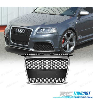 GRELHA FRONTAL COLMEIA AUDI A3 05-08 FRISO CROMADO