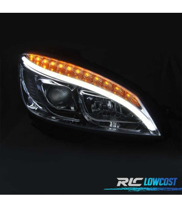 FAROIS LED TUBE LIGHT DINAMICO PARA MERCEDES W204 07-10 CROMADO