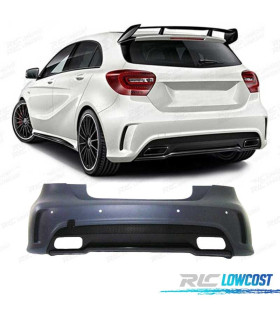 PARA-CHOQUES TRASEIRO MERCEDES CLASE A W176 12-18 LOOK AMG A45 PDC