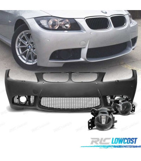 PARACHOQUES FRONTAL BMW E90 E91 08-12 LOOK M3 SRA + FAROIS NEVOEIRO