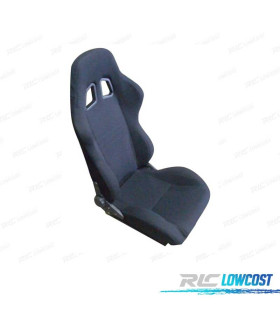 ASSENTO SEMI BAQUET MONTECARLO TECIDO PRETO