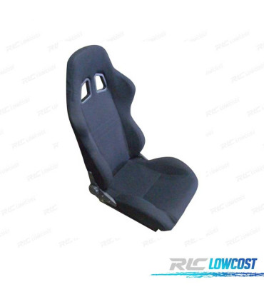 ASSENTO SEMI BAQUET MONTECARLO TECIDO PRETO