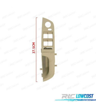 PUXADOR MOLDURA BOTOES DUPLOS DE PORTA BMW SERIE 3 E90 E91 05-12 BEGE