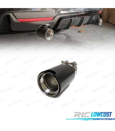PONTEIRA DE ESCAPE BMW LOOK M CARBONO