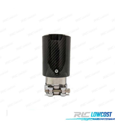 PONTEIRA DE ESCAPE BMW LOOK M CARBONO