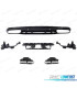 DIFUSOR TRASEIRO MERCEDES CLASSE C COUPÉ AMG 14-18 PRETO BRILHANTE + PONTEIRAS ESCAPE