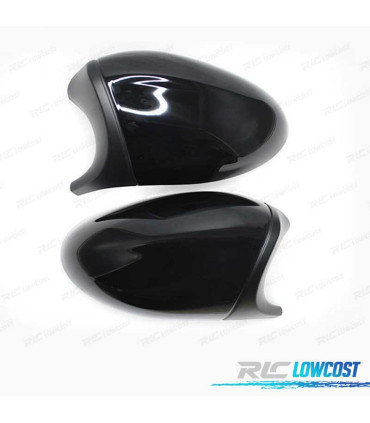 CAPAS ESPELHOS RETROVISORES BMW E81 E82 E87 E88 E90 E91 E92 E93 LOOK M3 PRETO BRILHANTE