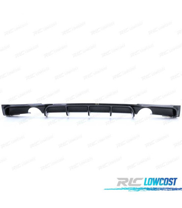 DIFUSOR BMW F30 F31 LOOK M PERFORMANCE CARBONO DUPLA SAÍDA