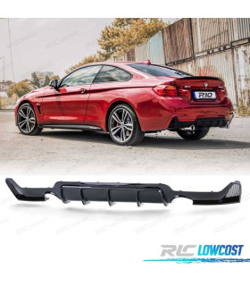 DIFUSOR TRASEIRO F32 F33 F36 LOOK M PERFORMANCE PRETO BRILHANTE