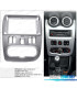 MOLDURA ADAPTADOR GRIS PARA RADIO 2-DIN PARA RENAULT DACIA LOGAN SANDERO DUSTER NISSAN NP200 9"