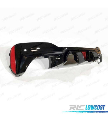 DIFUSOR BMW G30 G31 17- LOOK M5 CS PRETO BRILHANTE
