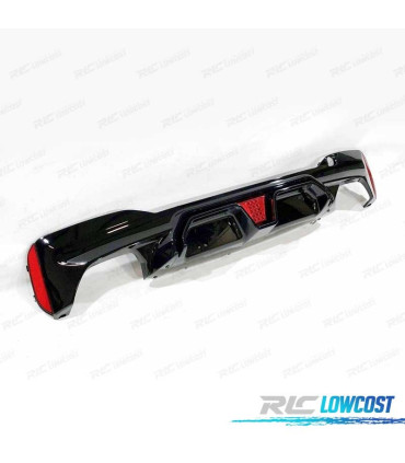 DIFUSOR BMW G30 G31 17- LOOK M5 CS PRETO BRILHANTE