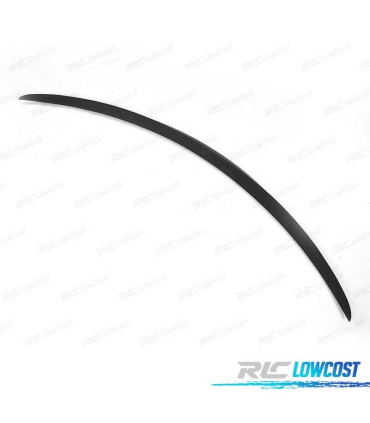 SPOILER LIP TRASEIRO MERCEDES CLASSE S C217 14-20 LOOK S63 AMG PRETO BRILHANTE