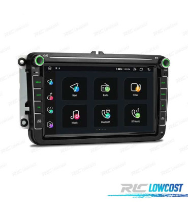 RADIO 8″ GPS ANDROID 11 VOLKSWAGEN VW PARA SEAT SKODA OCTACORE 4GB RAM+64GB ROM