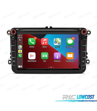 RADIO 8″ GPS ANDROID 11 VOLKSWAGEN VW PARA SEAT SKODA OCTACORE 4GB RAM+64GB ROM
