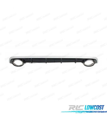 DIFUSOR AUDI A6 4G 11-14 LOOK RS + PONTEIRAS DE ESCAPE