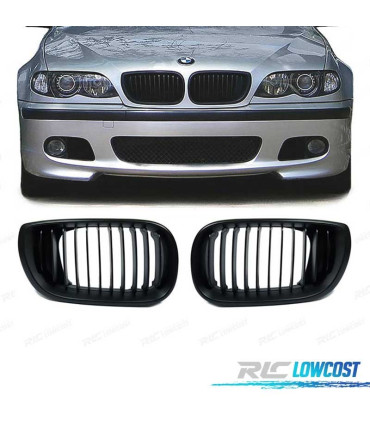 GRELHAS BMW E46 BERLINA TOURING 01-05 PRETO MATE LOOK M PERFORMANCE