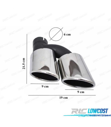 DIFUSOR AUDI A6 4G 10- LOOK S6 + PONTEIRAS DE ESCAPE