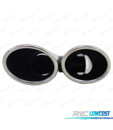 DIFUSOR AUDI A6 4G 10- LOOK S6 + PONTEIRAS DE ESCAPE