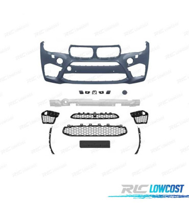 PARA-CHOQUES FRONTAL BMW X6 F16 14- LOOK X6M PDC SRA