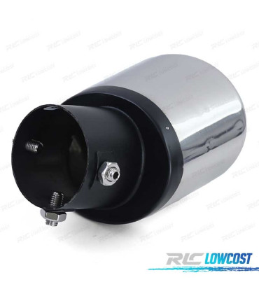 PONTEIRA DE ESCAPE UNIVERSAL INOX OVAL INCLINADO